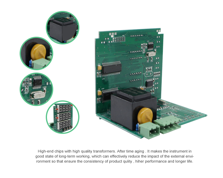 Three phase digital intelligent voltage meter voltmeter panel meter