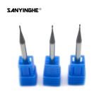 HRC50 Tungsten Micro Solid Carbide End Mills 2 Flute 1.1mm Ball Nose Milling