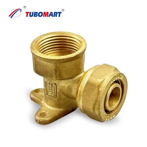 Quality Chrome Plated Brass Pex Compression Fittings ISO 14001 Approved For Pex Water Pipe wholesale