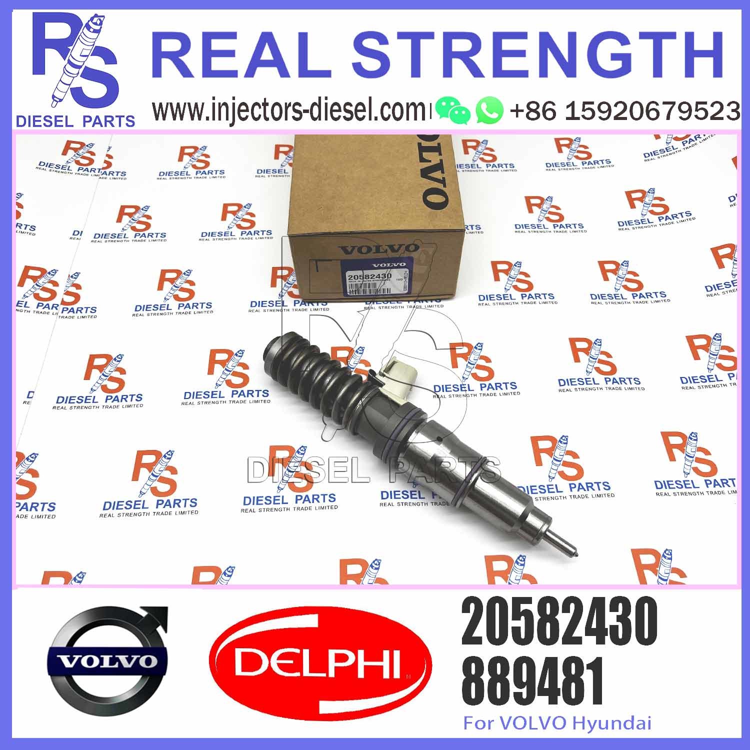 Diesel Fuel Injector 21244717 BEBE4F01001 BEBE4F01102 BEBE4F04001 BEBE4F07001 20582430 E3.3 for V-O-L-V USA MD13 E3.3