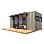 Residential Modular Prefabricated Trailer with 50/75/100mm Wave Sandwich Panel