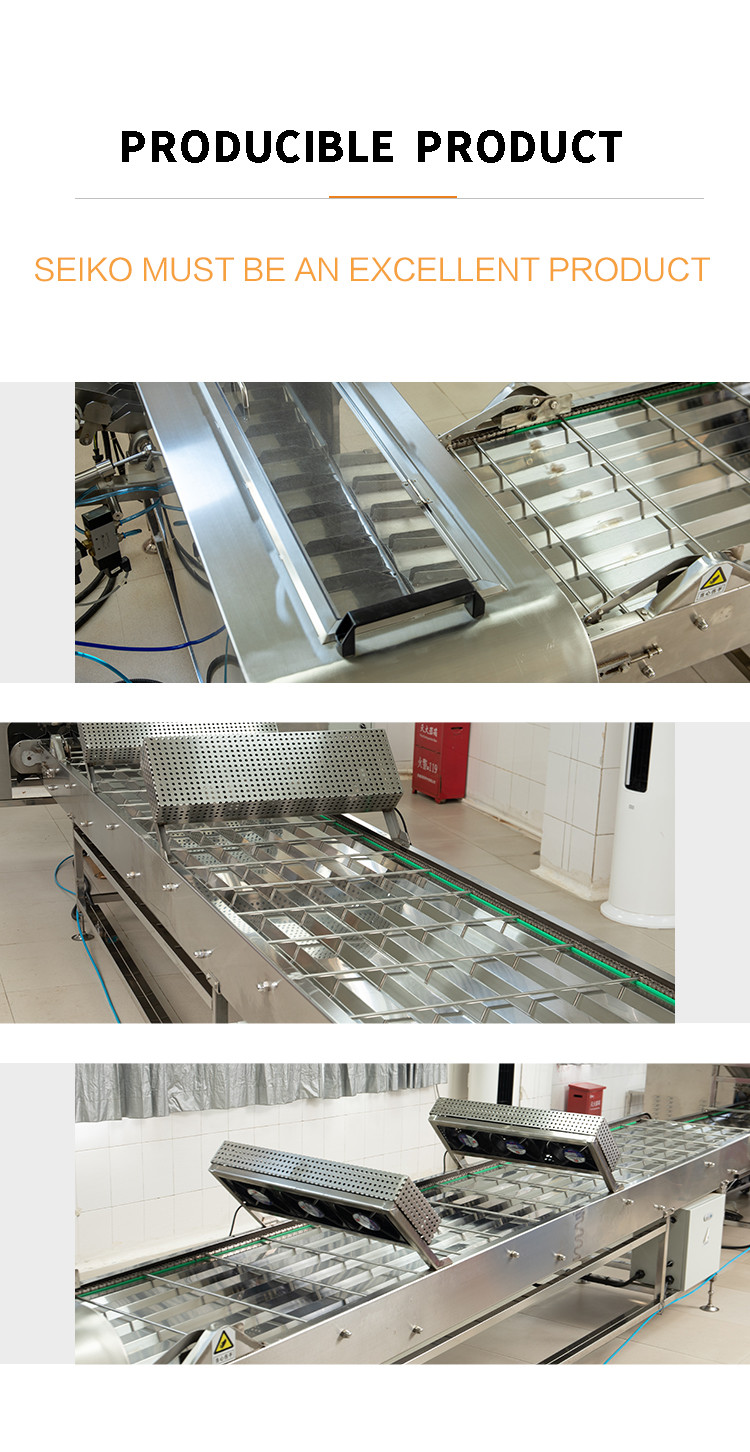 Accessories For Cone Production Line , Marshalling Cooling Conveyor.