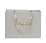 Cardboard Paper Shopping Bags Custom Luxury Gift Bags With Logo Handles