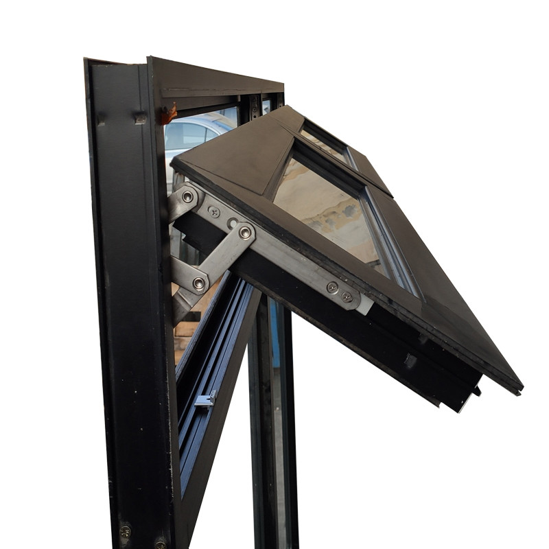 White Frame Aluminium Sliding Windows Sizes Powder Coating PVDF Aluminum Awnings For Houses