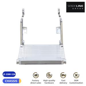 Quality Aluminum Alloy barber chair footrest Electroplated Color Titanium Plated Gold Foot Tread Trim Hair Chair Accessories wholesale