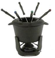 Quality cast iron fondue set wholesale