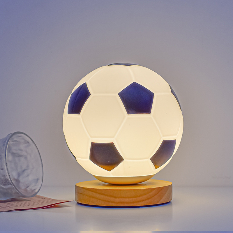 Soccer Night Light Soccer Lamp Light For Kids Room 16 Colors Battery Powered LED Rechargeable Room Nursery Night Light