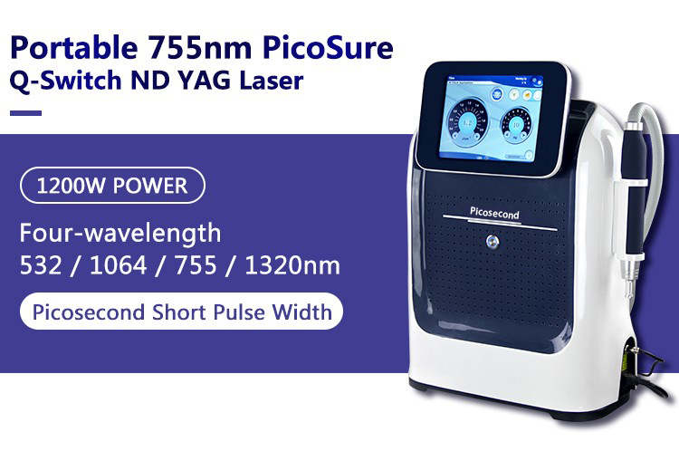 Portable Q Switch Nd Yag Picosecond Laser Beauty Acne Treatment machine