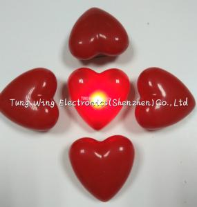 Quality Heart Shaped Flashing LED Badges For Festival gifts or Party Flashing Items wholesale
