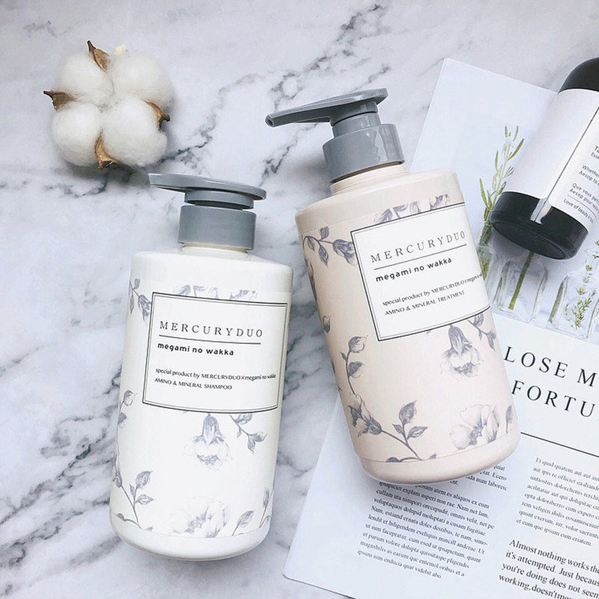 500ml Grey cylindrical smooth with grey pump for shampoo lotion bottle