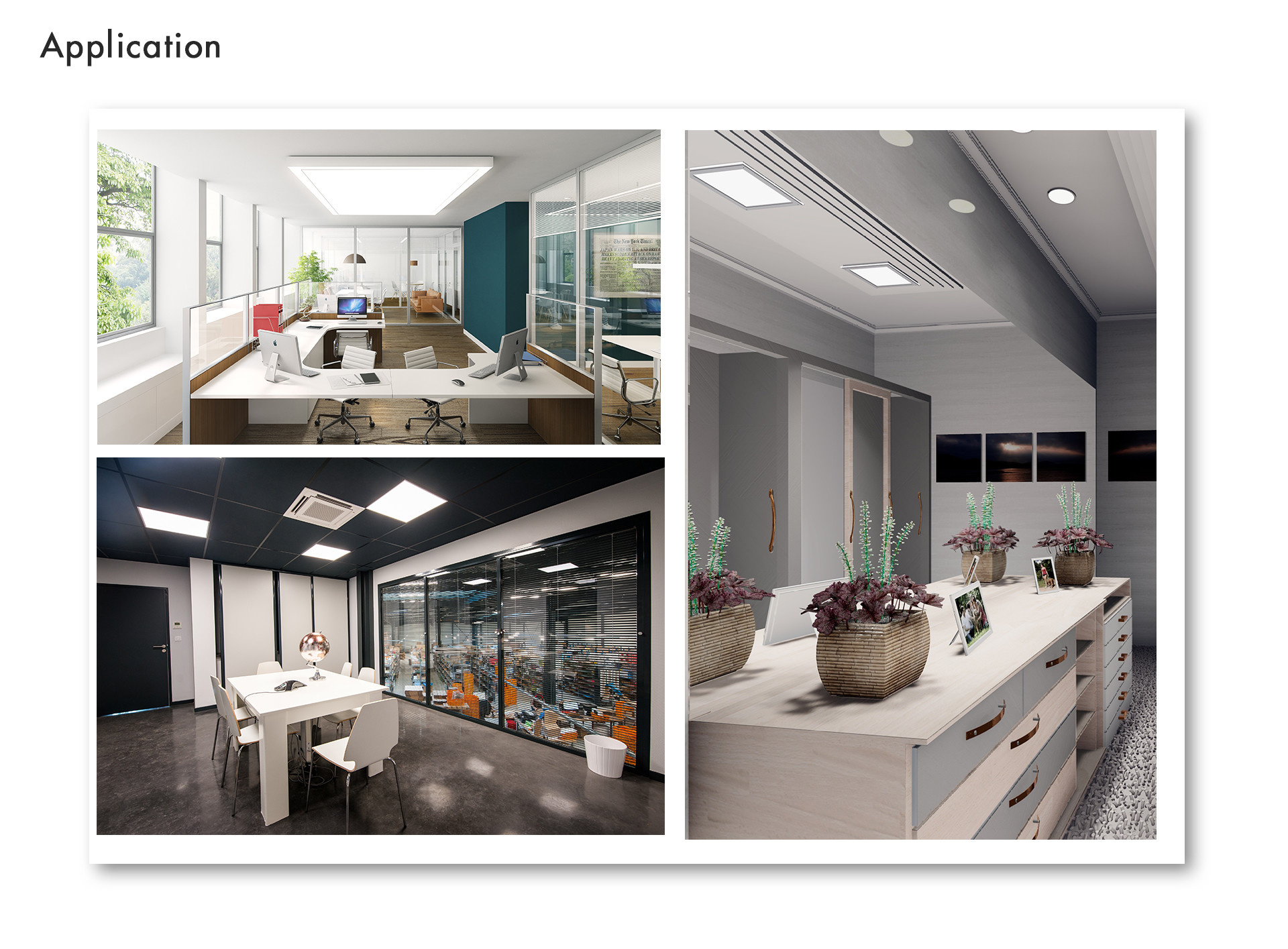 Tunable White LED Backlit Panel Light