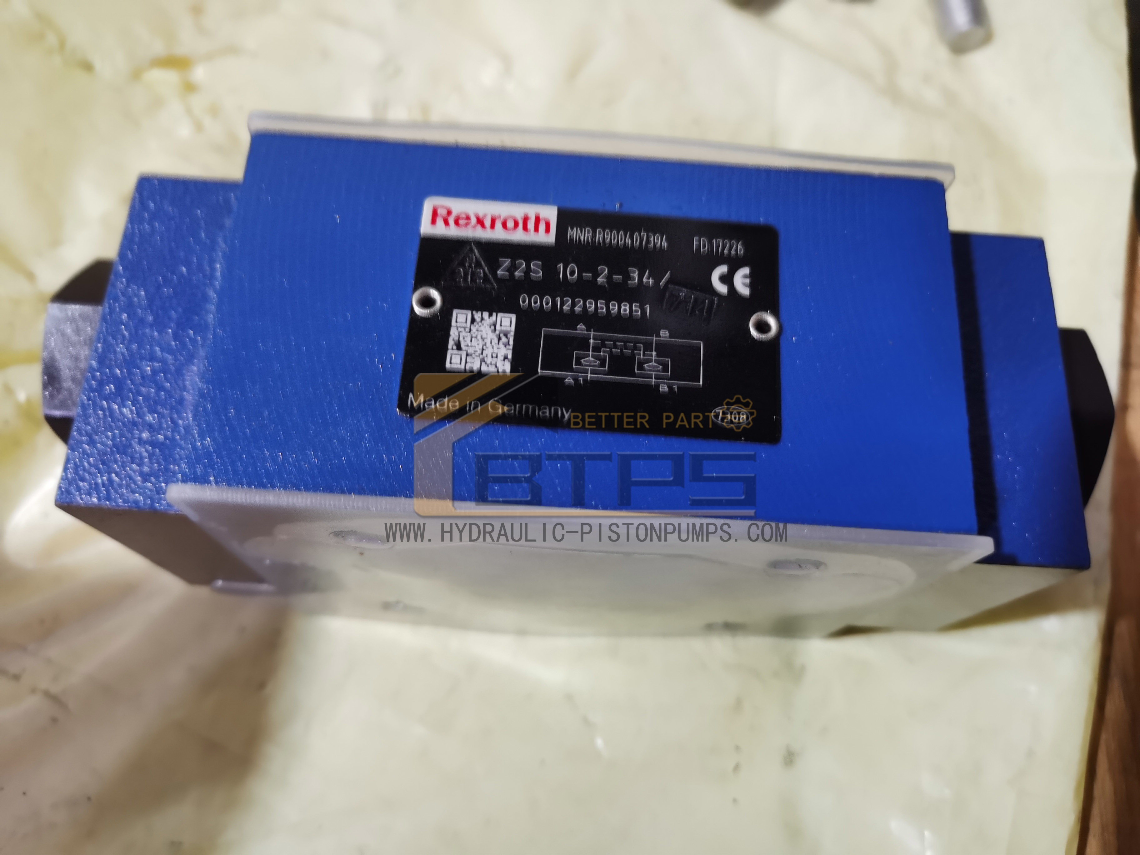 Double Throttle Hydraulic Check Valve Rexroth Z2FS Z2FS6 Z2FS10 Z2FS16 Z2FS22 Z2FS10-20B Hydraulic Throttle Relief Valve