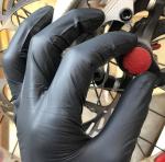 Non Sterile Nitrile Medical Gloves Black Disposable Nitrile Gloves