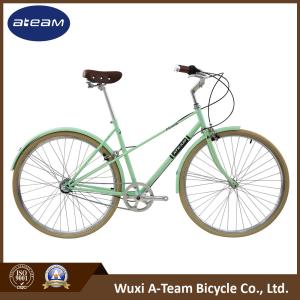 Quality Women 700C Steel City Bikes Coaster Brake Deep V 3 Speed wholesale