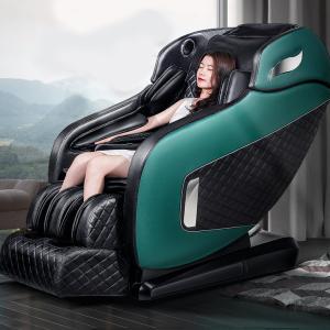 Quality Real Relax Shiatsu Full Body Massage Chairs Green 150cm 150W 3D wholesale