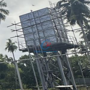 Quality Pre Assembled Galvanized Steel Water Tank Quick Installation Steel Structure Water Tower wholesale