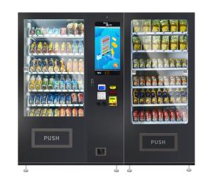 Quality 653 Capacity Automatic Snack Drink Vending Machine With Touch Screen In Office wholesale