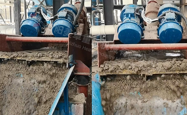 MZ100 Fine Sand Recovery Plant Blue Color Shock Absorption For River Sand Extraction