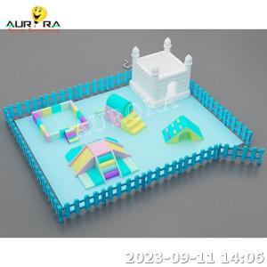 Quality Kids Soft Play Set Climber Indoor Play Equipment Eco Friendly Foam Toys Green wholesale