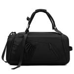 Separate Shoe Compartment Foldable Duffle Bag Dirt Resistant