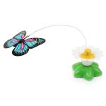 Automatic Electric Rotating Cat Toy Colorful Butterfly Bird Animal Shape