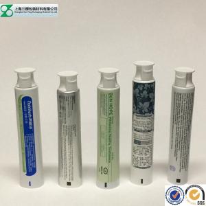 Quality Toothpaste Container Cosmetic Tube , Glossy Squeeze Aluminum Plastic Laminated Tube wholesale