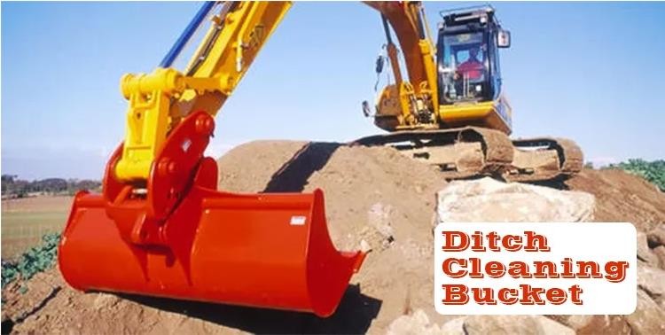 20 Ton Excavator Cleaning Bucket , Tilting Mud Bucket For Construction Machinery