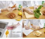 Disposable Transparent Clear Plastic Gloves , oilproof Kitchen Plastic Gloves