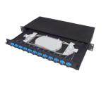 19" fiber patch panel enclosure 12/24 Ports SC/LC/FC/ST