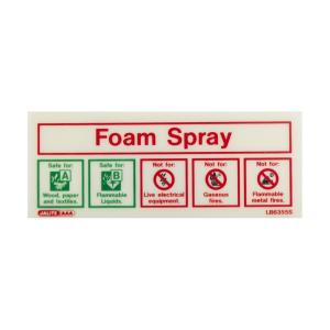 Quality Waterproof Photoluminescent Fire Fighting Equipment Symbols Fire Extinguisher Co2 Sign wholesale