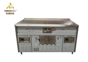 Quality Induction Heating Indoor Teppanyaki Grill Upper Exhaustion Double Burners wholesale