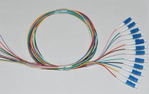 Quality Colorful PVC 0.9mm LC PC Pigtail SM/MM Fiber Optic Patch Cord wholesale