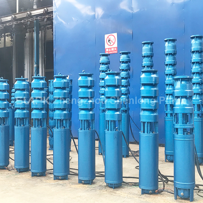 Agricultural 25kw 3 phase ac multistage irrigation borehole submersible water pump 200m deep well