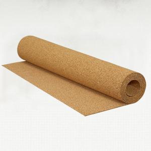 Quality Popular Cork covering substrate/cork roll underlay,200kg/m3-300kg/m3 ,good sound and heat insulation wholesale