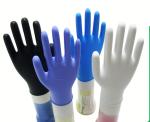 Dental Nitrile Exam Gloves Powder Free Micro Texture Surface 240mm Length