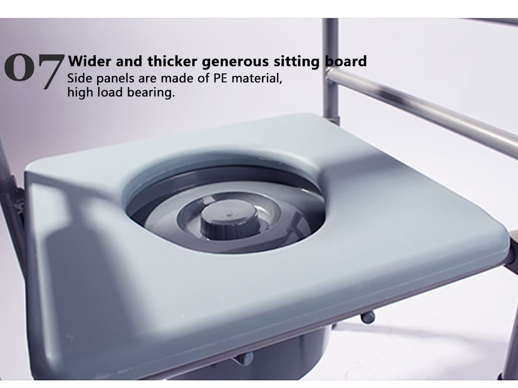 Toilet Chair Folding Toilet Stool Elderly Chair Thickened Toilet Stool with Potty Pregnant Woman
