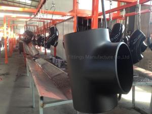 Quality ANSI B16.9 16.28 Steel Butt Welding Pipe Fittings SCH 80 Straight wholesale