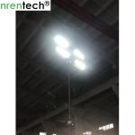 3.5m pneumatic telescopic mast inside wires for mobile light tower, fire truck