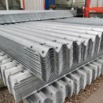 Customized Hot Dipped Galvanized Two Wave Steel Highway Guardrail For Roadway