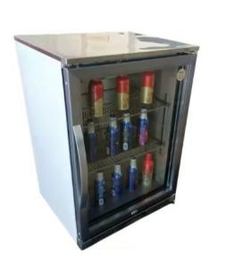 Quality Small Bar Upright Glass Door Freezer 108L 2 To 8 Degree wholesale