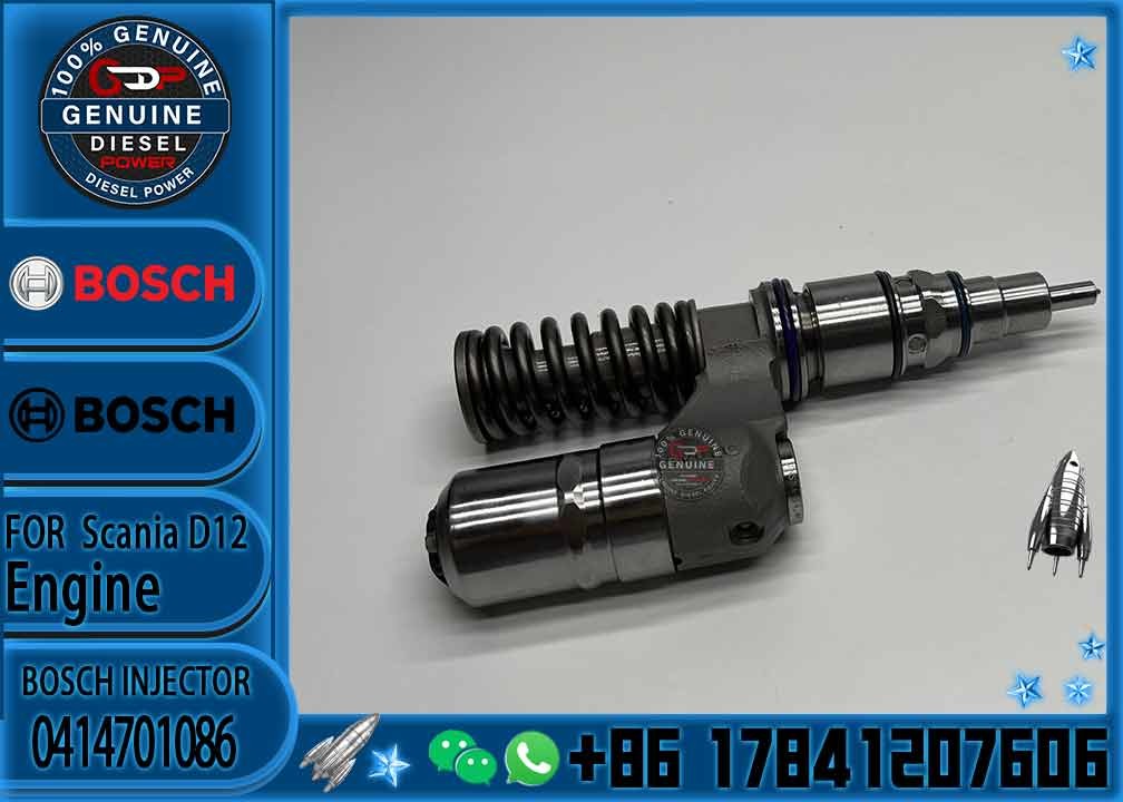 Factory Price Excavator Parts 2599428 0414701086 Common Rail Injector For DC9.50 Diesel Engine with High Quality 259-942