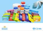 Antibacterial Hand Wipes Safe For Babies , Natural Baby Wipes, softcare baby wet