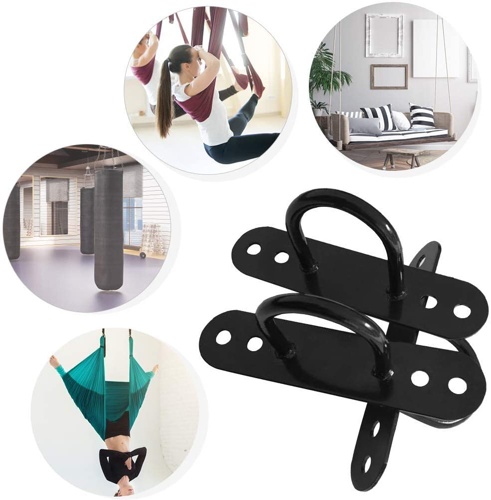 300 kg Load Capacity Carbon Steel Bicycle Wall Anchor for Battle Rope/Resistance Bands