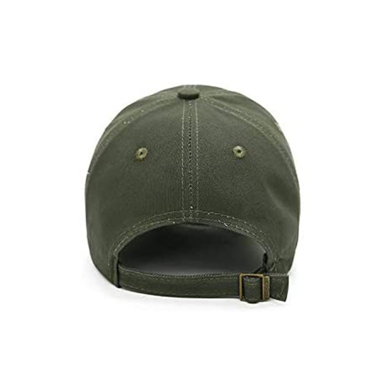 Washed Cotton Fabric Unstructured Six Panel Baseball Cap