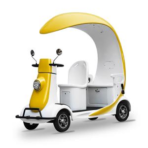 Quality Gold Trimmed 48 V / 40 AH FRP Tour Vehicles Dubai Mall Approved Supplier wholesale