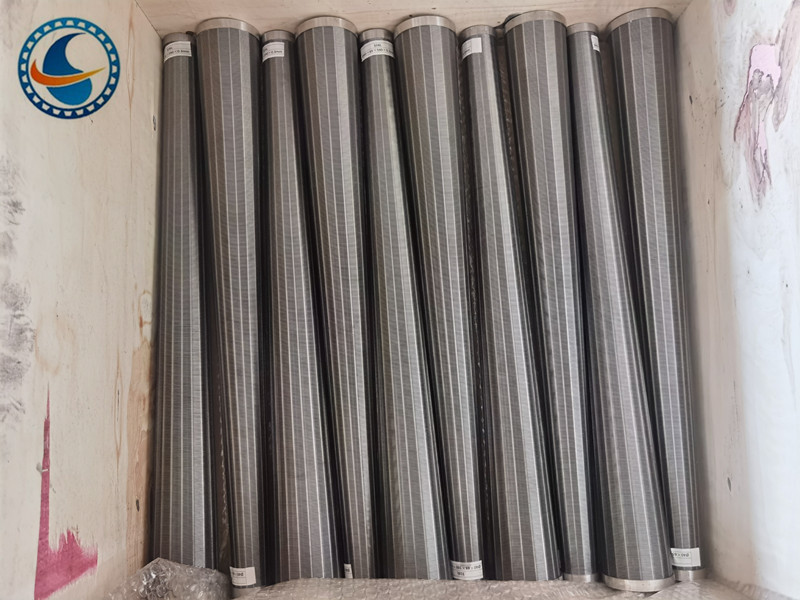 Stainless Steel 304 Backwash Tapered Steel Tube Wedge Wire Screen Filter