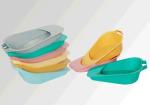 Plastic disposable patient fracture bedpan, Medical bedpan with Handles, Adult