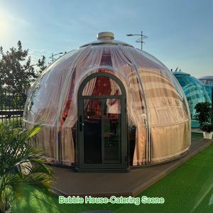 Quality Dome Guesthouse Restaurant Bubble Tent Privacy Curtains Coffee Bar Modular Tiny House Bubble wholesale