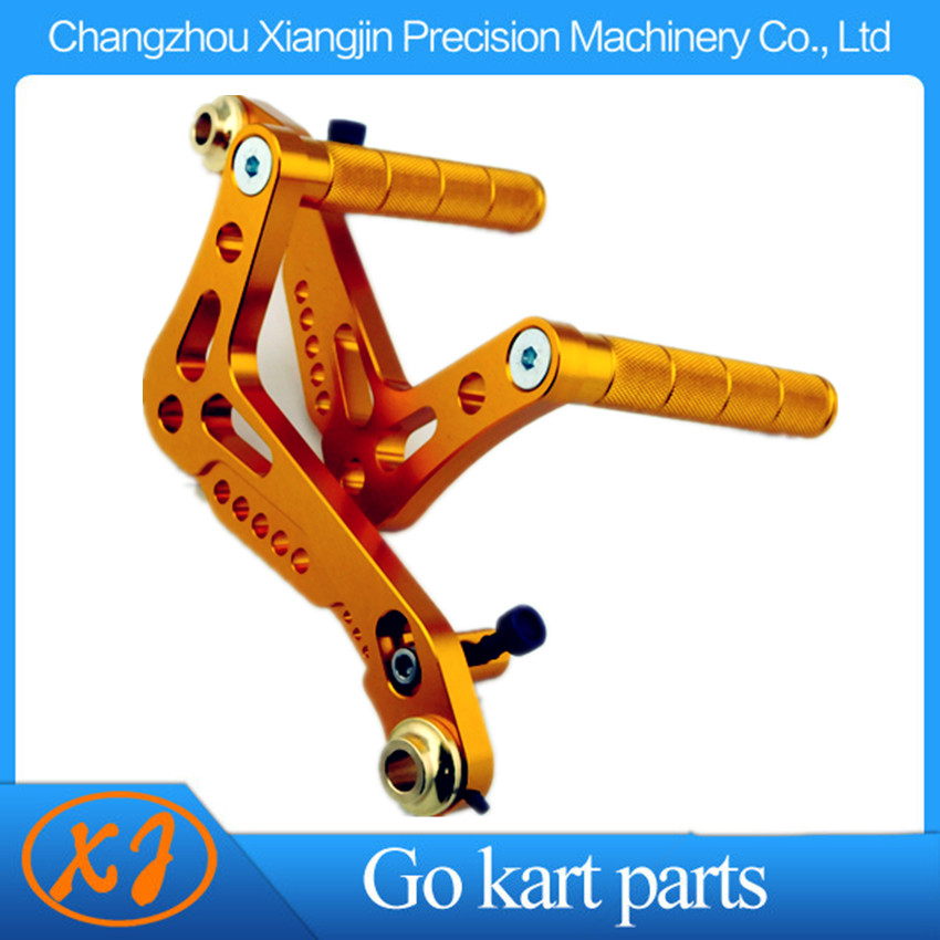 CNC Billet Aluminum racing go kart brake pedal and accelerator Pedal