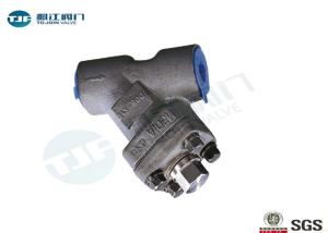 Quality Forged A 182 Steel Y Strainer Valve Threaded Type With SUS 316 Screen wholesale